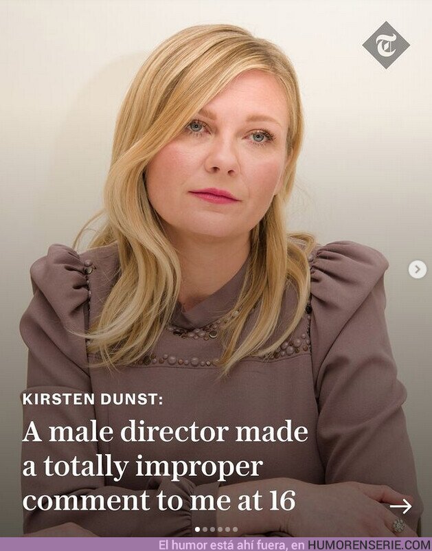 171651 - Kirsten Dunst habla de la inapropiada pregunta que le hizo un director cuando tenía 16 años