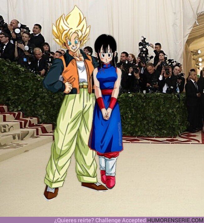179115 - Goku y Chichi en la Met Gala 2024, por @Extralongdokkan