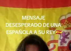 Bea la Legionaria le lanza un mensaje al Rey Felipe VI tras convocar a Pedro Sánchez que busque apoyos para la investidura