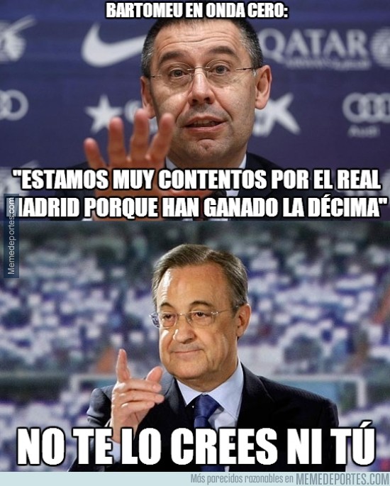 Memedeportes Bartomeu No Te Lo Crees Ni Tu