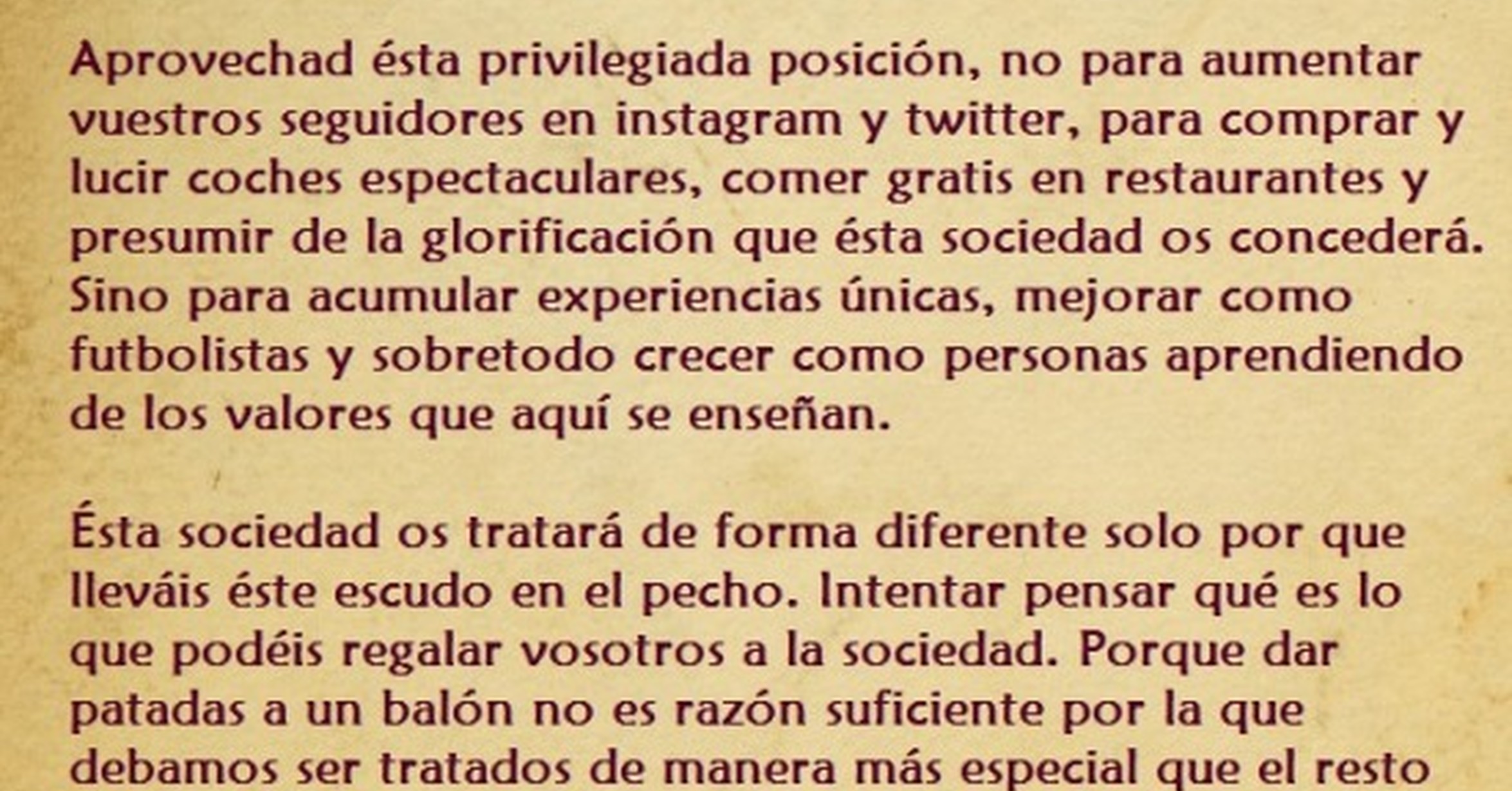 Increible Carta De Despedida De Un Canterano Del Barca Emocionara A Cualquier Aficionado Al Futbol Increible Carta De Despedida De Un Canterano Del Barca Emocionara A Cualquier Aficionado Al Futbol