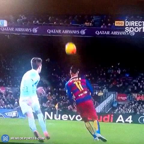 Gif Atentos A La Lambretta De Neymar Ante El Celta Magia Pura