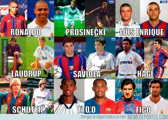 Jugadores que vistieron la camiseta de barcelona y real madrid Clearance
