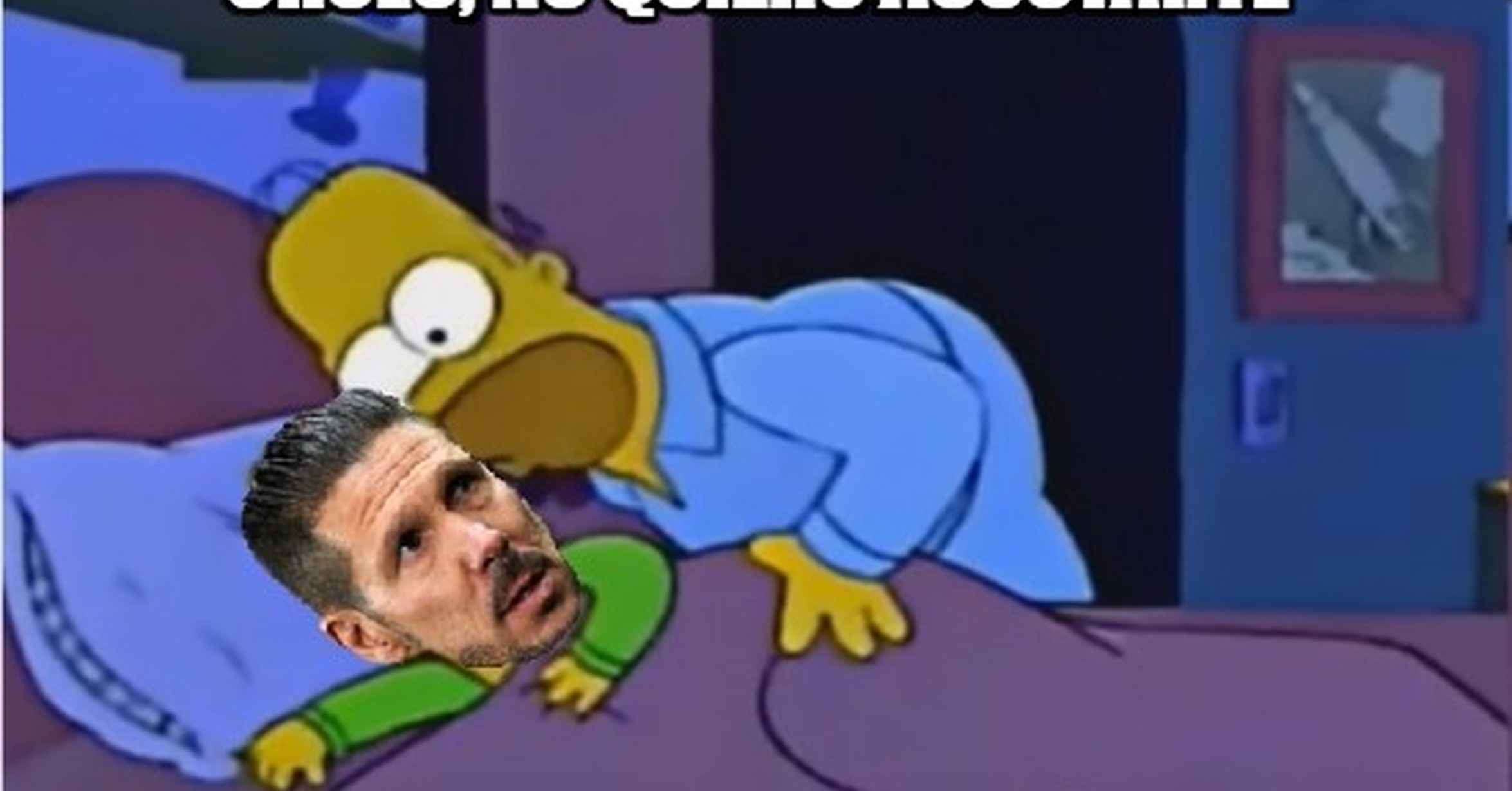 El Cholo Va A Tener Pesadillas El Cholo Va A Tener Pesadillas