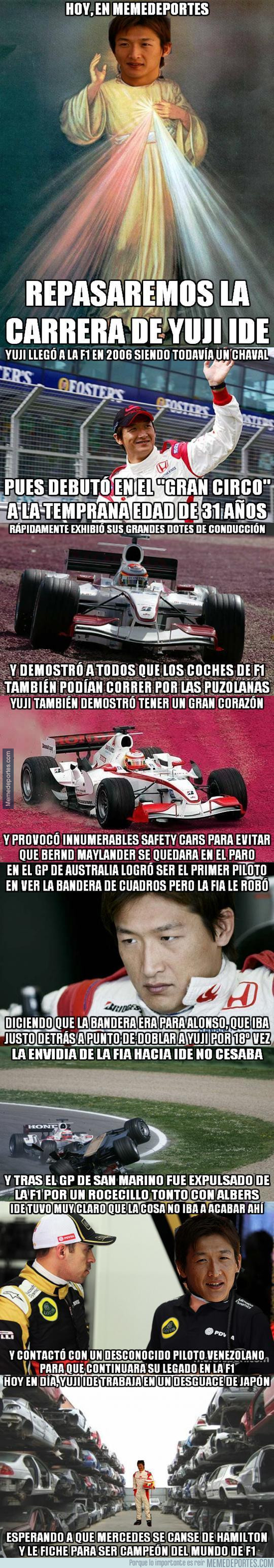 Memedeportes Yuji Ide El Primer Maestro De La Formula 1