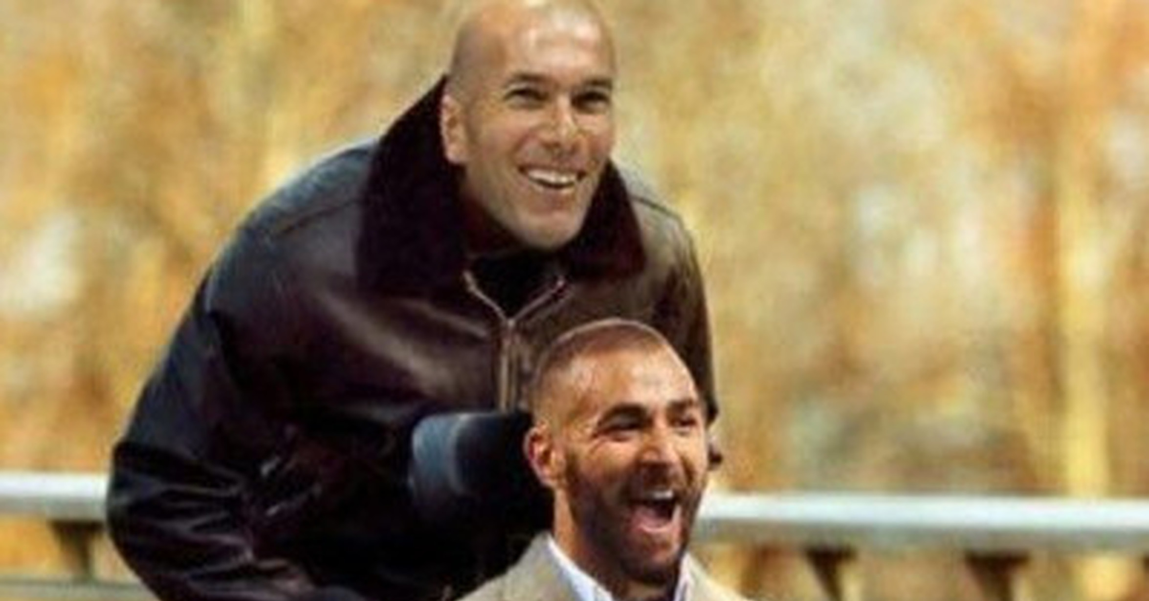  MEMEDEPORTES  Así están Benzema y Zidane ahora
