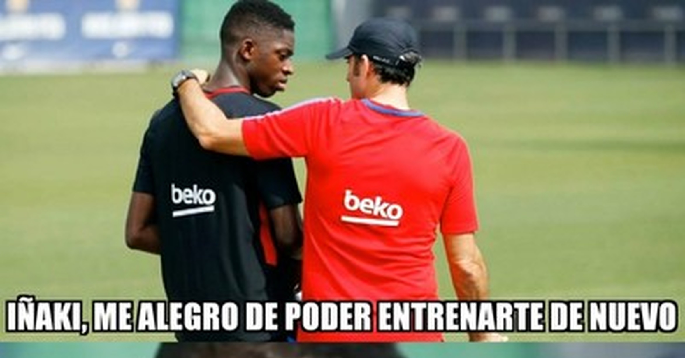 MEMEDEPORTES Iaki Williams En Su Primer Entrenamiento Con El Bara MEMEDEPORTES Iaki Williams En Su Primer Entrenamiento Con El Bara