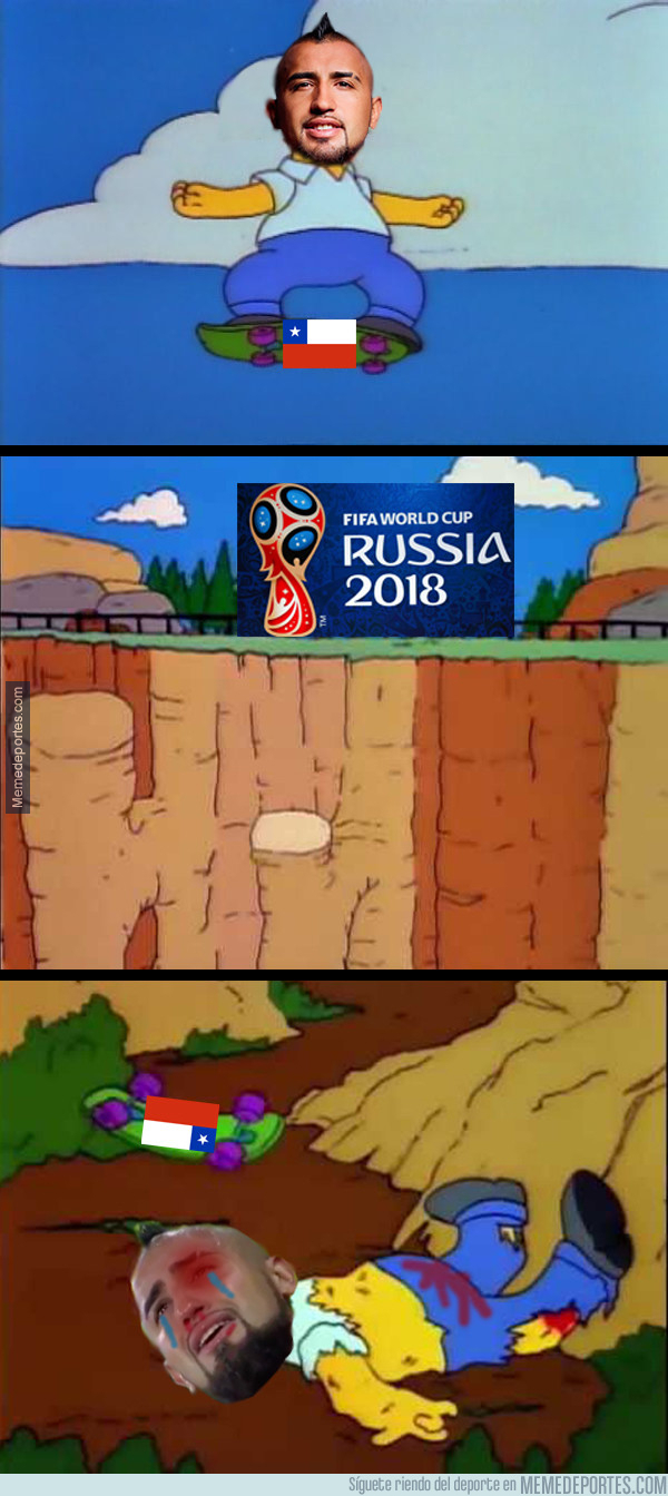 MEMEDEPORTES Vidal Se Queda Sin Mundial