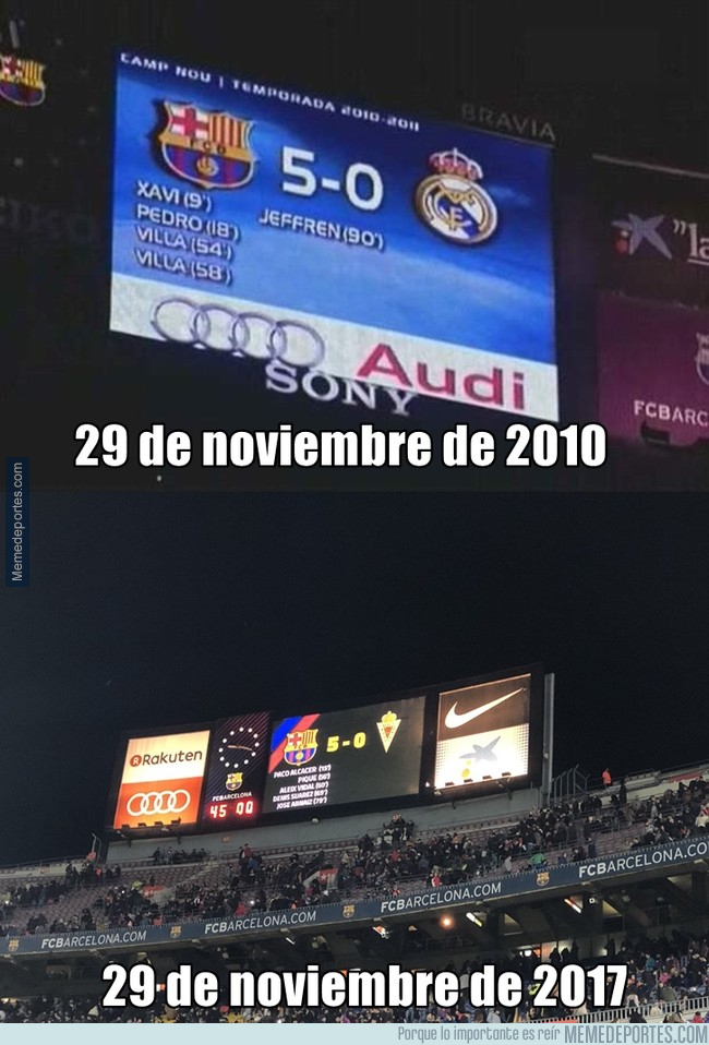 1009658 - Auto-homenaje en el Camp Nou
