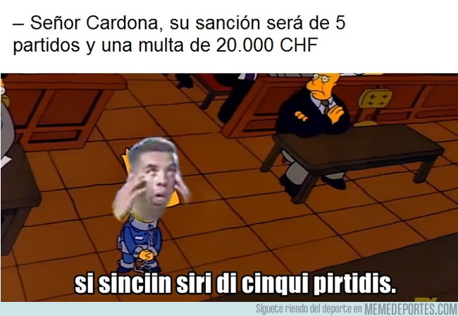 Resultado de imagen para edwin cardona sancion