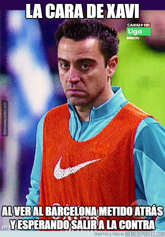 1029138 - A Xavi no le gusta el partido