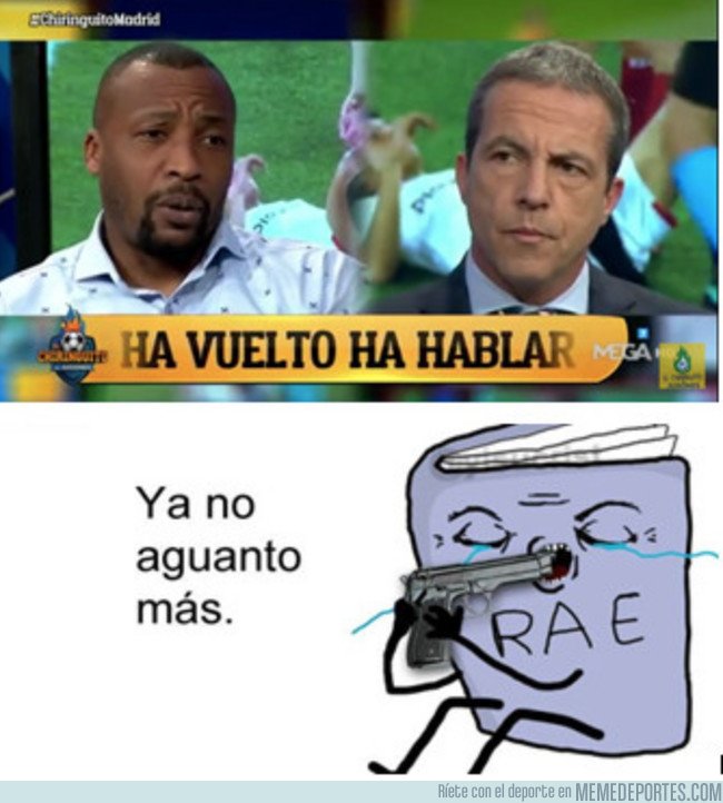 1030714 - Fallo ortogrÃ¡fico garrafal del Chiringuito