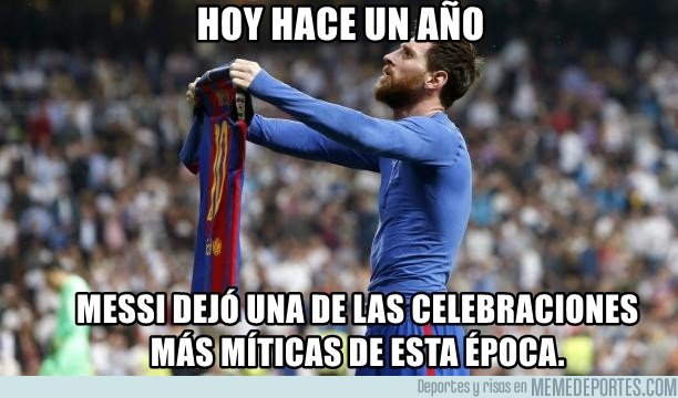 1031472 - La celebraciÃ³n de Messi en el Bernabeu