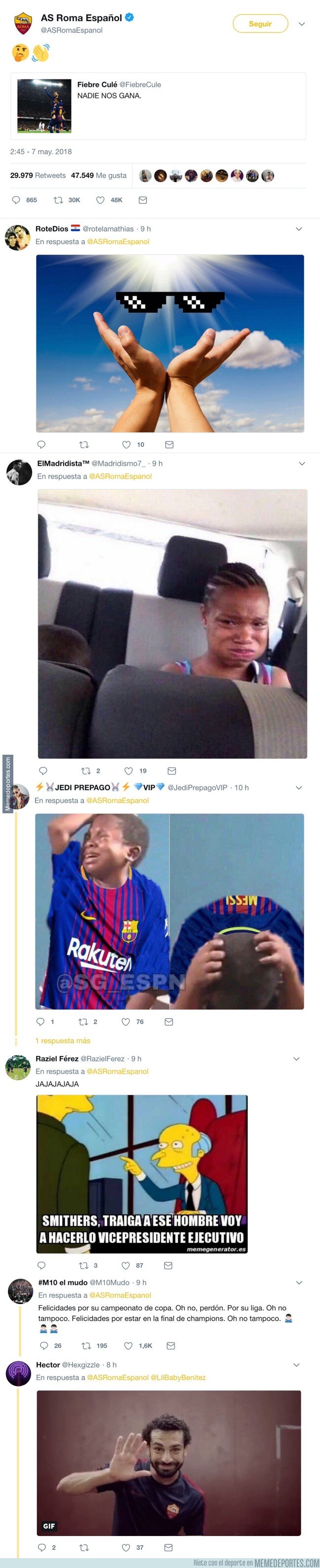 1033094 - La Roma le pega un zasca brutal al BarÃ§a y tambiÃ©n acaba pillando