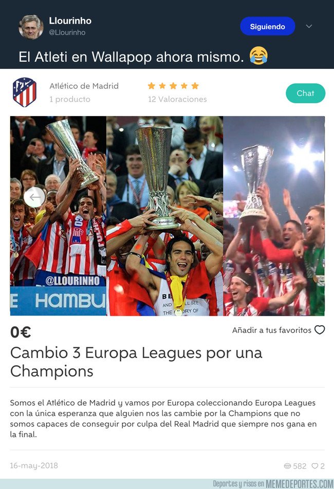 Colchoneros recordad que.... +SHEMPIONS NARANJA