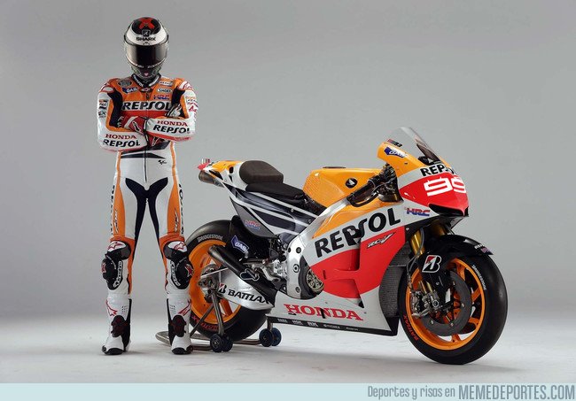 MEMEDEPORTES Lorenzo y su 99 en Honda MEMEDEPORTES Lorenzo y su 99 en Honda
