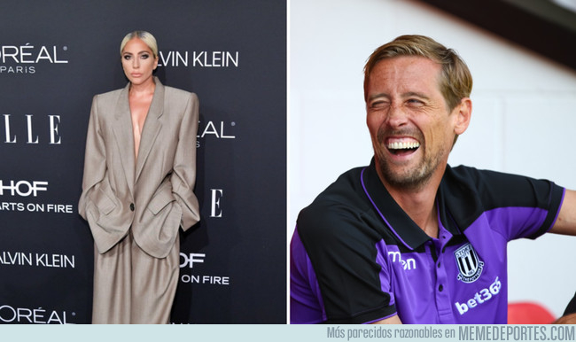 1053423 - Peter Crouch trolea a Lady Gaga después de ir a ver su película