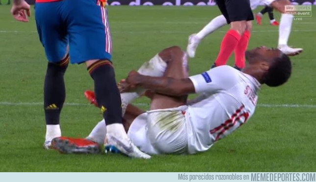 1053427 - Ramos se la saca de forma brutal publicando las imágenes donde se ve que no toca a Sterling