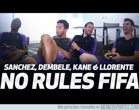 1053487 - Kane-Llorente Dembélé-Davinson se baten a un duelo sin reglas en el FIFA19