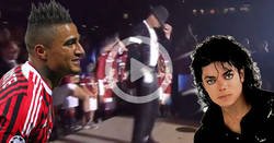 Enlace a La brutal imitación de Michael Jackson de Kevin Prince Boateng en una celebración del AC Milan