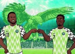 Enlace a Hace un año, Nigeria mostró al mundo su equipación para el Mundial y todos flipamos