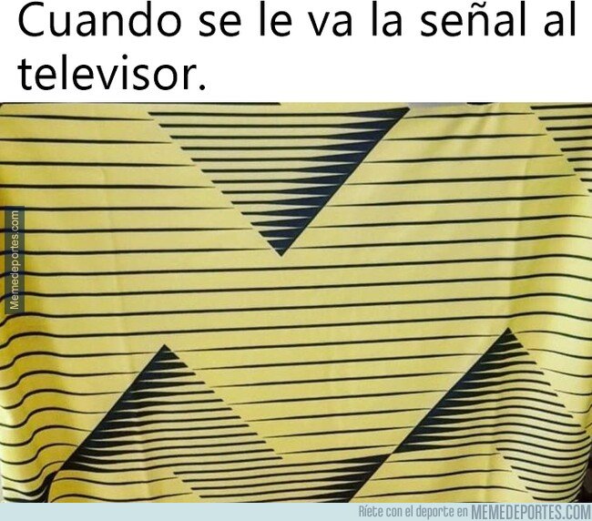 1068942 - La camiseta de Colombia parece estática de televisor análogo