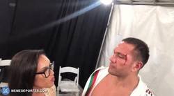 Enlace a Kubrat Pulev, boxeador búlgaro está en el ojo del huracán por este beso que le dio a su entrevistadora