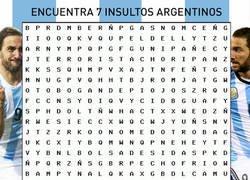 Enlace a Encuentra 7 insultos argentinos