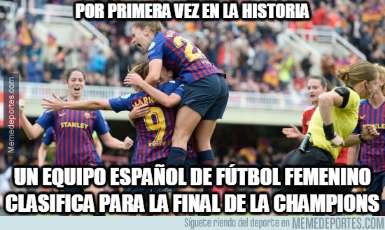 1072836 - El Barcelona femenino de fútbol se clasifica por primera vez a la final de la Champions.