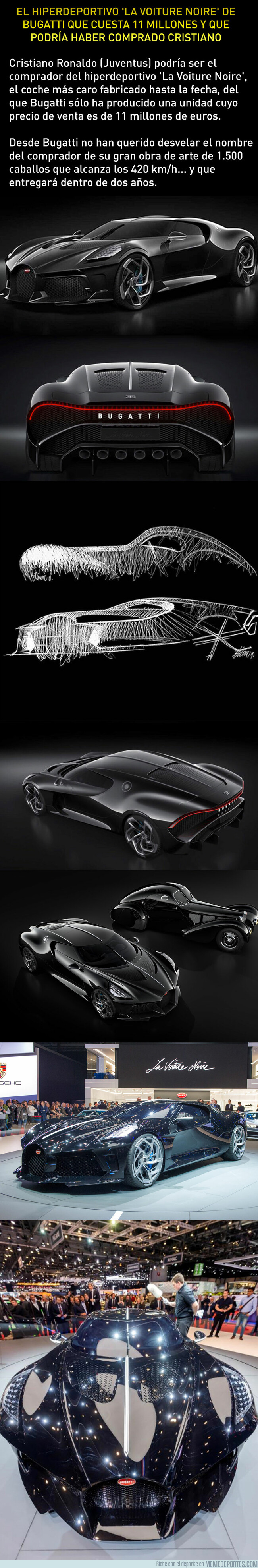 1073030 - Cristiano podría ser el comprador del coche más caro del mundo: Un Bugatti de 11 millones