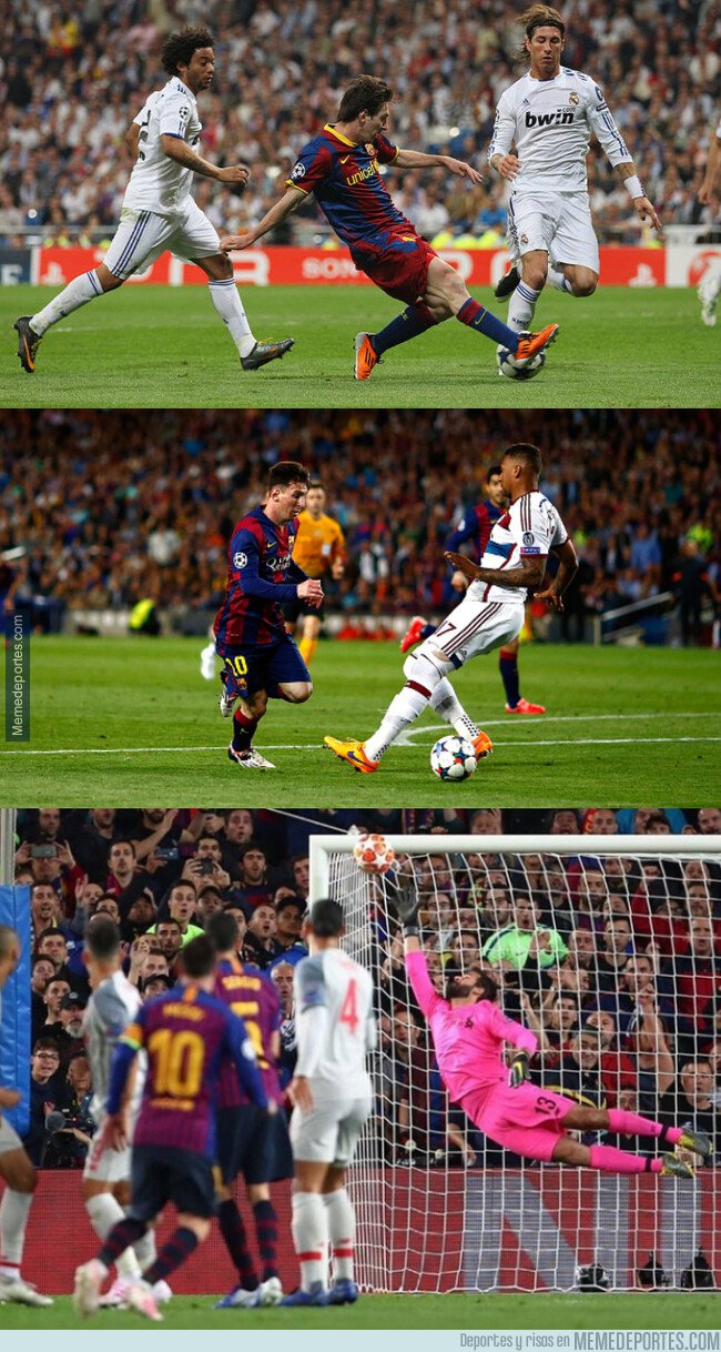 1073262 - Messi deja otra obra de arte en unas semifinales de Champions