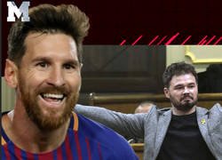 Enlace a EL gran zasca de Gabriel Rufián a Griezmann comparándolo con Messi