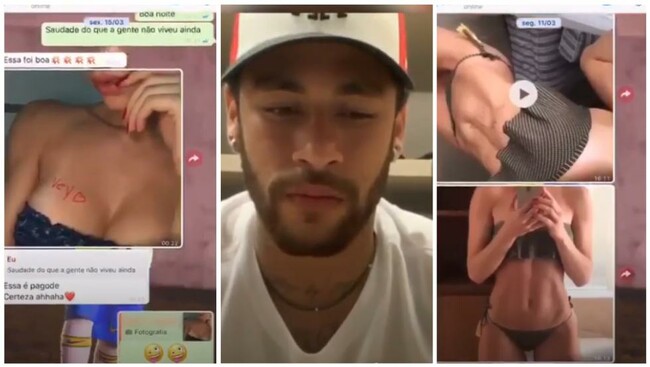 1076922 - Neymar publica fotos íntimas y mensajes de la mujer que le acusó de violación y se lleva un buen zasca