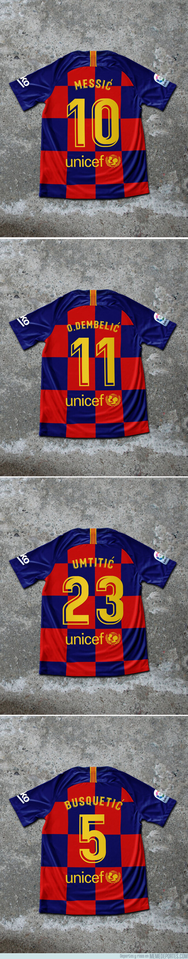 Camiseta a cuadros barcelona hot sale
