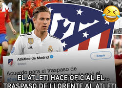 Enlace a Hacen oficial el traspaso de Marcos Llorente al Atleti, y TODO TODO TODO el mundo contestan con el mismo vídeo