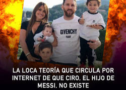 Enlace a La loca teoría que circula por Internet de que Ciro, el hijo de Messi, no existe