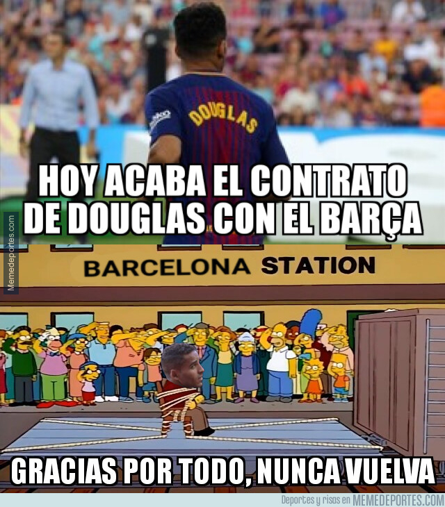 1079723 - Ayer Douglas dijo adiós al Barça. Gracias y hasta nunca