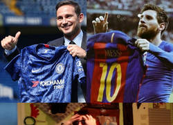 Enlace a Lampard repite el gesto mágico de Messi en el Bernabéu