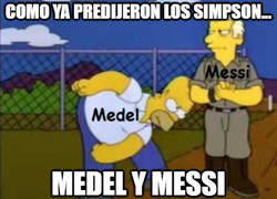 Enlace a Los Simpson ya predijeron lo de Medel y Messi