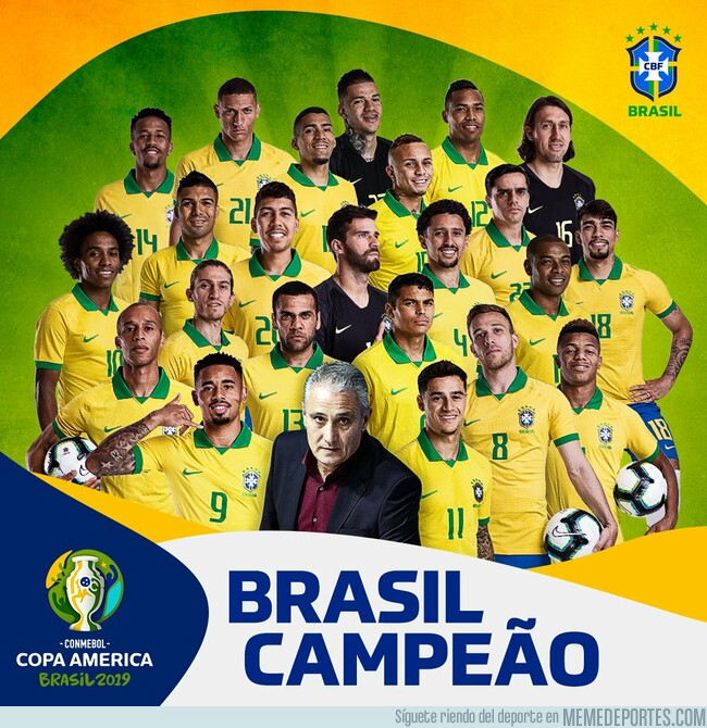 1080487 - Brasil campeón de América