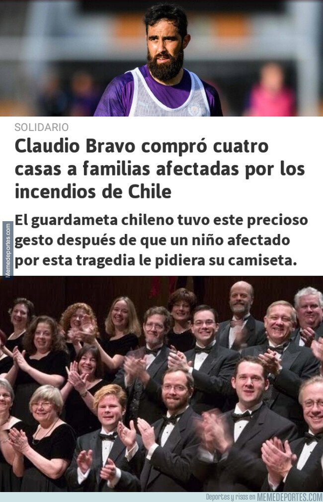 1082609 - Claudio Bravo tiene uno de los corazones más grandes del mundo del fútbol