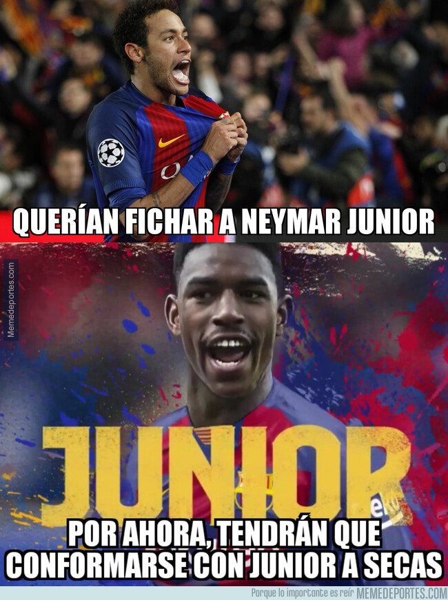 1082733 - Tienen a Junior, pero no a Neymar