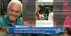 Enlace a Pillan a Isco dándole 'Me gusta' a este publicación de 'Memedeportes' sobre el PSG y en El Chiringuito se parten de la risa