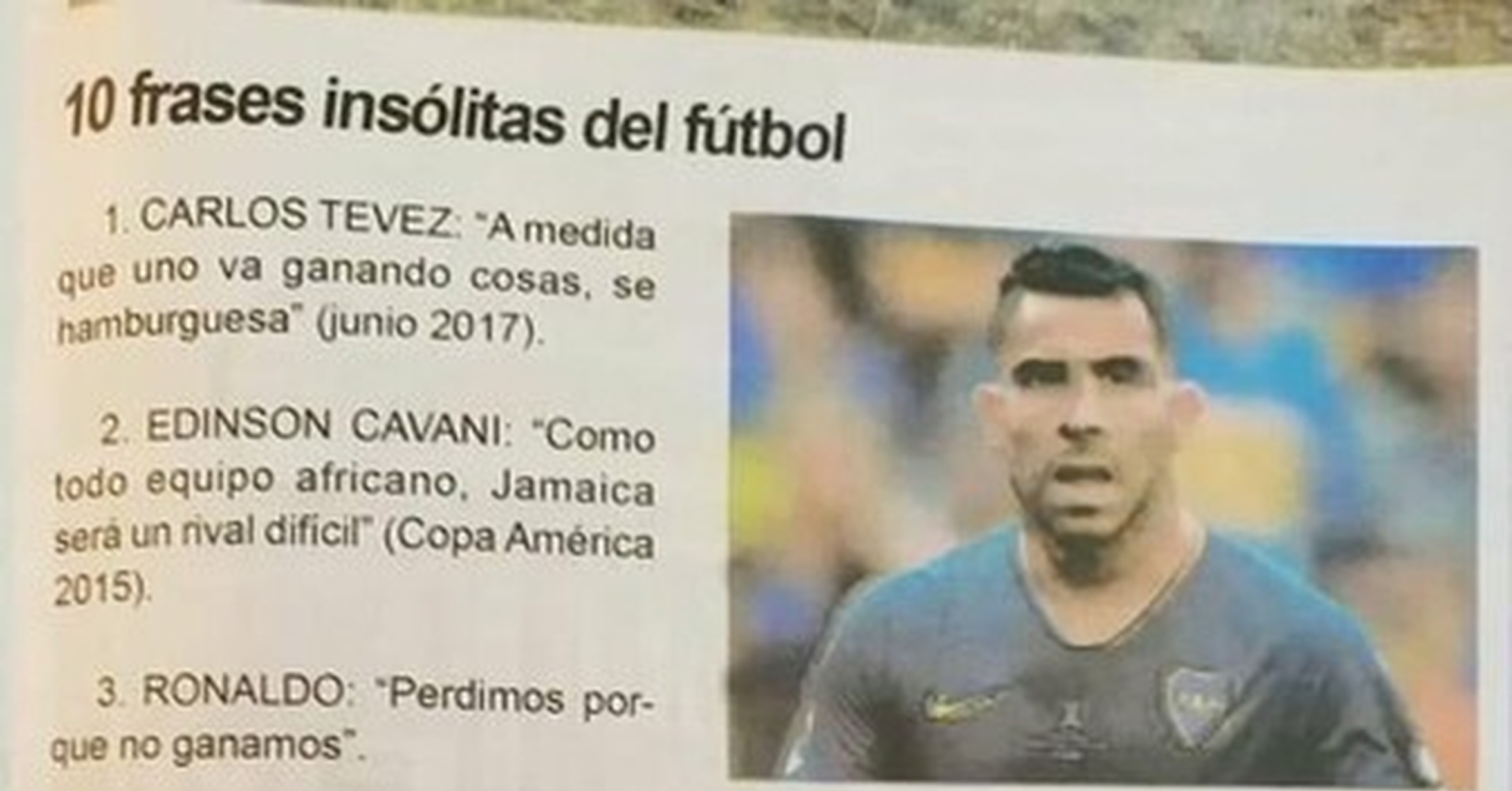 Memedeportes Frases De Futbolistas Que Pasaran A La Historia Por