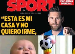 Enlace a Messi da una de cal y otra de arena