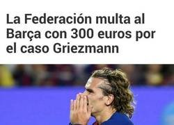 Enlace a De risa la multa al Barça por Griezmann