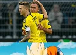 Enlace a Cuando ves que el Dortmund va ganando con goles de Götzeus