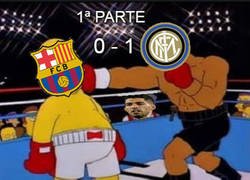 Enlace a Luis Suárez salvó al Barça con un doblete contra el Inter de Milán...