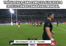 Enlace a La inmisericorde paliza de los All Blacks a Canadá en el mundial de Rugby