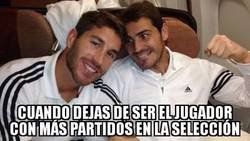 Enlace a Sergio Ramos supera a su amigo Iker Casillas